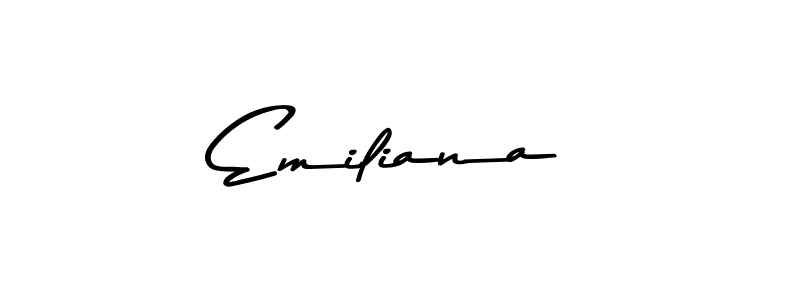You should practise on your own different ways (Asem Kandis PERSONAL USE) to write your name (Emiliana) in signature. don't let someone else do it for you. Emiliana signature style 9 images and pictures png