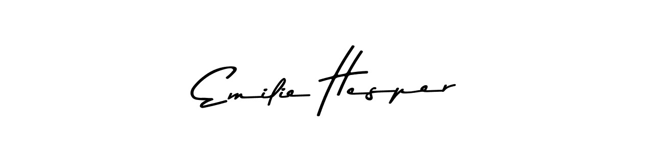 See photos of Emilie Hesper official signature by Spectra . Check more albums & portfolios. Read reviews & check more about Asem Kandis PERSONAL USE font. Emilie Hesper signature style 9 images and pictures png