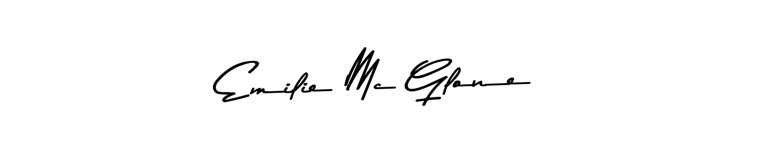 Also You can easily find your signature by using the search form. We will create Emilie Mc Glone name handwritten signature images for you free of cost using Asem Kandis PERSONAL USE sign style. Emilie Mc Glone signature style 9 images and pictures png