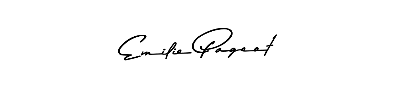 Make a beautiful signature design for name Emilie Pageot. Use this online signature maker to create a handwritten signature for free. Emilie Pageot signature style 9 images and pictures png