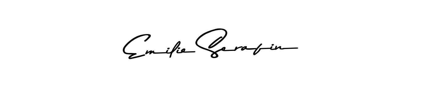 if you are searching for the best signature style for your name Emilie Serafin. so please give up your signature search. here we have designed multiple signature styles  using Asem Kandis PERSONAL USE. Emilie Serafin signature style 9 images and pictures png