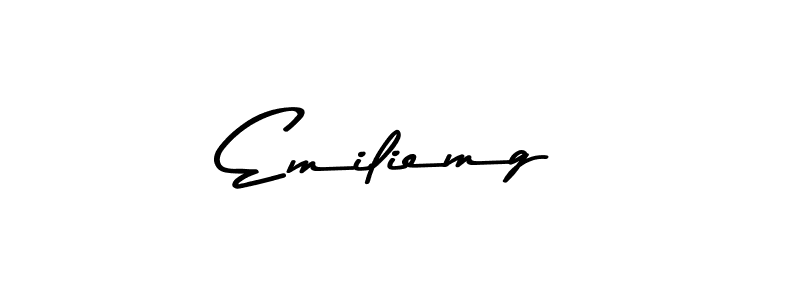 You can use this online signature creator to create a handwritten signature for the name Emiliemg. This is the best online autograph maker. Emiliemg signature style 9 images and pictures png