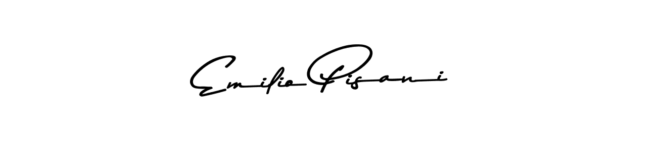 Design your own signature with our free online signature maker. With this signature software, you can create a handwritten (Asem Kandis PERSONAL USE) signature for name Emilio Pisani. Emilio Pisani signature style 9 images and pictures png