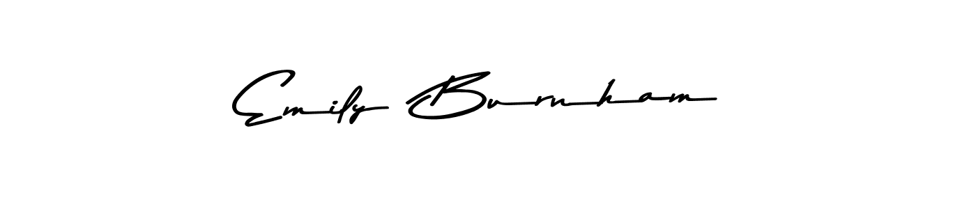 Similarly Asem Kandis PERSONAL USE is the best handwritten signature design. Signature creator online .You can use it as an online autograph creator for name Emily  Burnham. Emily  Burnham signature style 9 images and pictures png