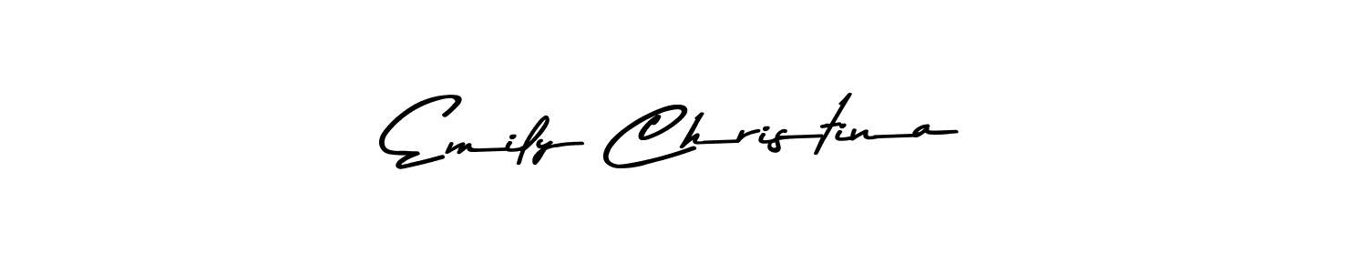 if you are searching for the best signature style for your name Emily Christina. so please give up your signature search. here we have designed multiple signature styles  using Asem Kandis PERSONAL USE. Emily Christina signature style 9 images and pictures png