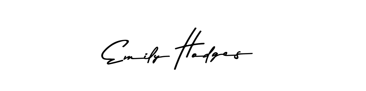 How to make Emily Hodges name signature. Use Asem Kandis PERSONAL USE style for creating short signs online. This is the latest handwritten sign. Emily Hodges signature style 9 images and pictures png