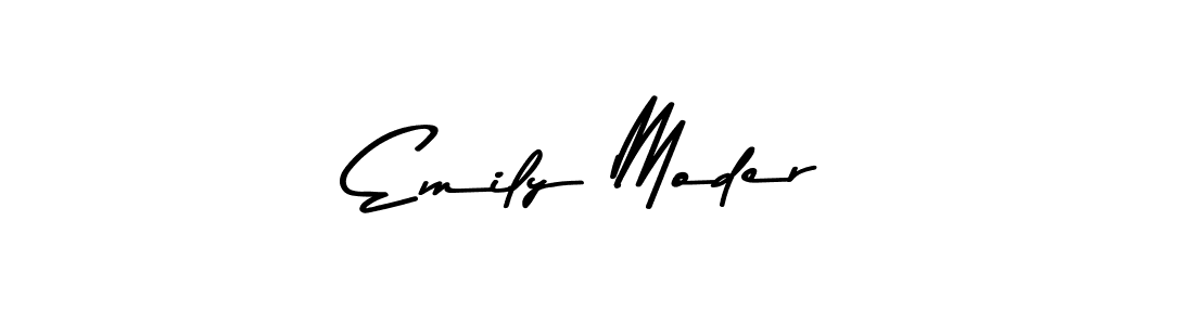 Also You can easily find your signature by using the search form. We will create Emily Moder name handwritten signature images for you free of cost using Asem Kandis PERSONAL USE sign style. Emily Moder signature style 9 images and pictures png