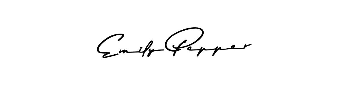 Design your own signature with our free online signature maker. With this signature software, you can create a handwritten (Asem Kandis PERSONAL USE) signature for name Emily Pepper. Emily Pepper signature style 9 images and pictures png