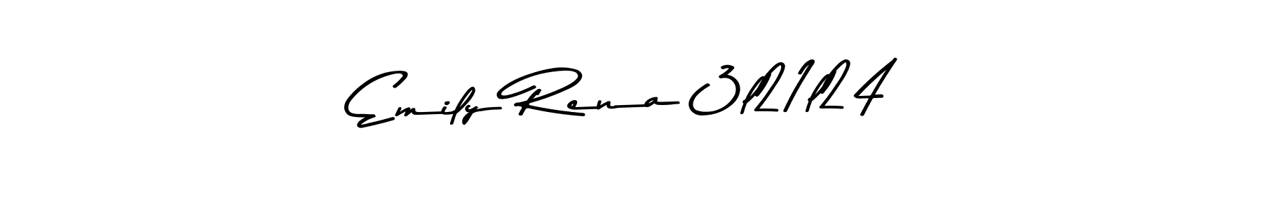 Design your own signature with our free online signature maker. With this signature software, you can create a handwritten (Asem Kandis PERSONAL USE) signature for name Emily Rena 3l21l24. Emily Rena 3l21l24 signature style 9 images and pictures png