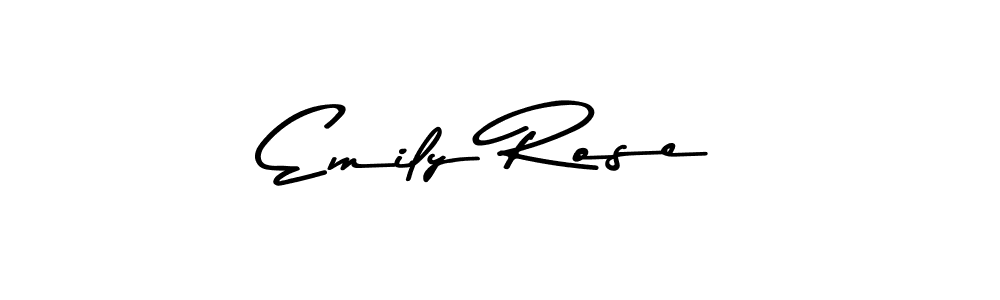 How to make Emily Rose name signature. Use Asem Kandis PERSONAL USE style for creating short signs online. This is the latest handwritten sign. Emily Rose signature style 9 images and pictures png