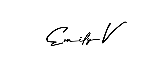 How to Draw Emily V signature style? Asem Kandis PERSONAL USE is a latest design signature styles for name Emily V. Emily V signature style 9 images and pictures png