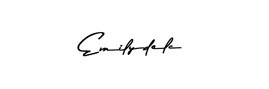 Make a short Emilydelc signature style. Manage your documents anywhere anytime using Asem Kandis PERSONAL USE. Create and add eSignatures, submit forms, share and send files easily. Emilydelc signature style 9 images and pictures png