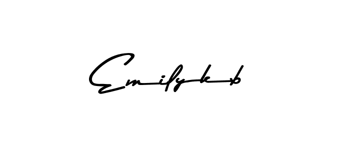 This is the best signature style for the Emilykb name. Also you like these signature font (Asem Kandis PERSONAL USE). Mix name signature. Emilykb signature style 9 images and pictures png