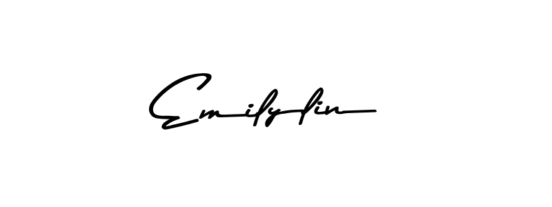 How to make Emilylin signature? Asem Kandis PERSONAL USE is a professional autograph style. Create handwritten signature for Emilylin name. Emilylin signature style 9 images and pictures png