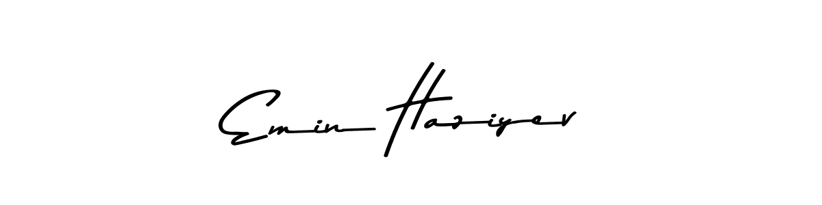 Design your own signature with our free online signature maker. With this signature software, you can create a handwritten (Asem Kandis PERSONAL USE) signature for name Emin Haziyev. Emin Haziyev signature style 9 images and pictures png