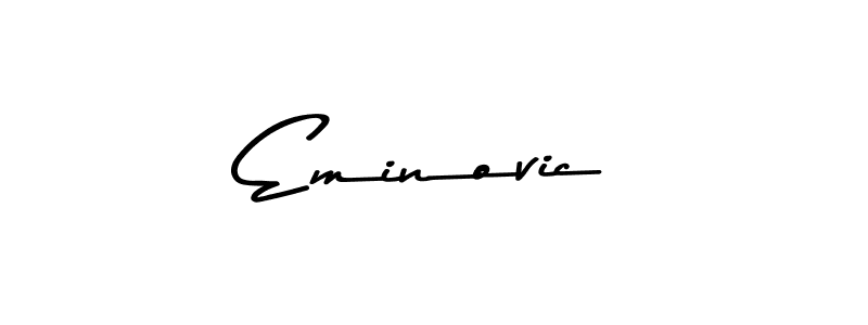 Once you've used our free online signature maker to create your best signature Asem Kandis PERSONAL USE style, it's time to enjoy all of the benefits that Eminovic name signing documents. Eminovic signature style 9 images and pictures png