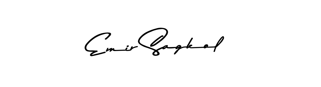 How to make Emir Sagkol signature? Asem Kandis PERSONAL USE is a professional autograph style. Create handwritten signature for Emir Sagkol name. Emir Sagkol signature style 9 images and pictures png