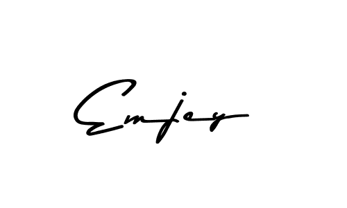 Asem Kandis PERSONAL USE is a professional signature style that is perfect for those who want to add a touch of class to their signature. It is also a great choice for those who want to make their signature more unique. Get Emjey name to fancy signature for free. Emjey signature style 9 images and pictures png
