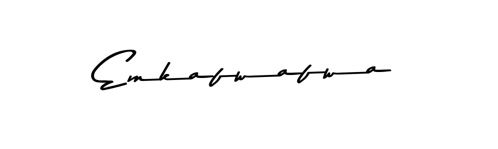 Emkafwafwa stylish signature style. Best Handwritten Sign (Asem Kandis PERSONAL USE) for my name. Handwritten Signature Collection Ideas for my name Emkafwafwa. Emkafwafwa signature style 9 images and pictures png