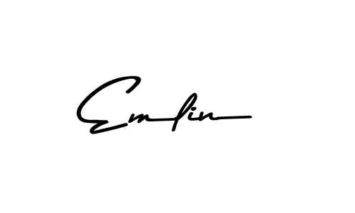 It looks lik you need a new signature style for name Emlin. Design unique handwritten (Asem Kandis PERSONAL USE) signature with our free signature maker in just a few clicks. Emlin signature style 9 images and pictures png