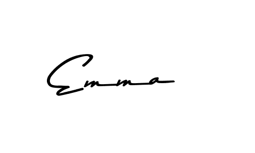 You should practise on your own different ways (Asem Kandis PERSONAL USE) to write your name (Emma ) in signature. don't let someone else do it for you. Emma  signature style 9 images and pictures png