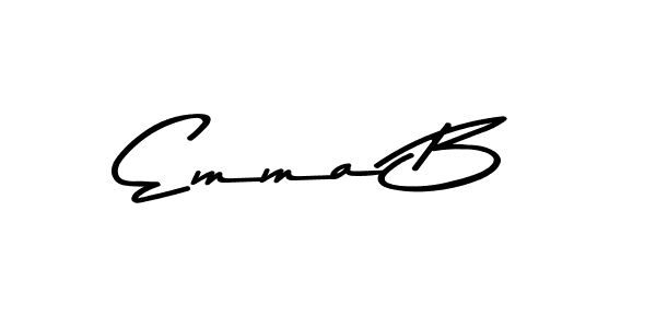 Create a beautiful signature design for name Emma B. With this signature (Asem Kandis PERSONAL USE) fonts, you can make a handwritten signature for free. Emma B signature style 9 images and pictures png