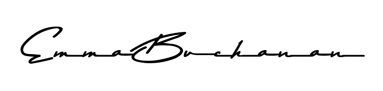Express your personality with a custom Emma Buchanan signature crafted with Asem Kandis PERSONAL USE typography. Free transparent PNG download available. Emma Buchanan signature style 9 images and pictures png