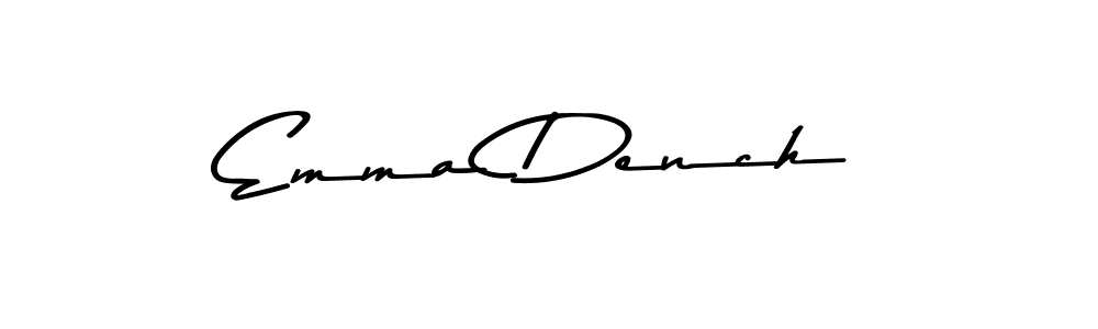 Similarly Asem Kandis PERSONAL USE is the best handwritten signature design. Signature creator online .You can use it as an online autograph creator for name Emma Dench. Emma Dench signature style 9 images and pictures png