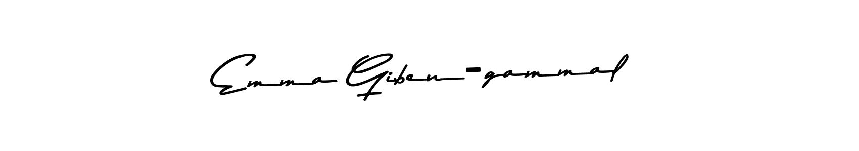 You should practise on your own different ways (Asem Kandis PERSONAL USE) to write your name (Emma Giben-gammal) in signature. don't let someone else do it for you. Emma Giben-gammal signature style 9 images and pictures png
