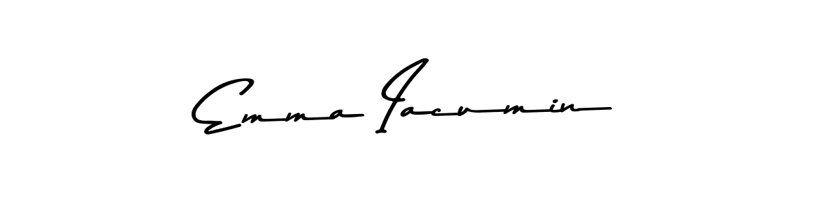 The best way (Asem Kandis PERSONAL USE) to make a short signature is to pick only two or three words in your name. The name Emma Iacumin include a total of six letters. For converting this name. Emma Iacumin signature style 9 images and pictures png