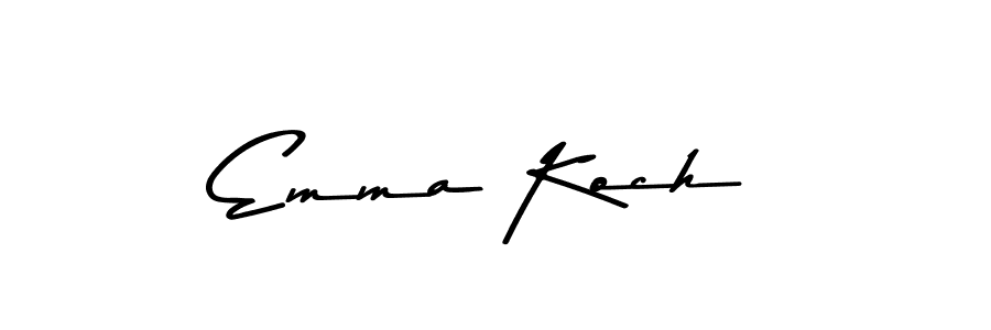 Also You can easily find your signature by using the search form. We will create Emma Koch name handwritten signature images for you free of cost using Asem Kandis PERSONAL USE sign style. Emma Koch signature style 9 images and pictures png