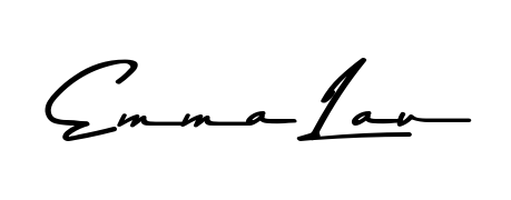 Quickly download Emma Lau name signature in high-resolution PNG using Asem Kandis PERSONAL USE style. Ready to insert into PDFs and online applications. Emma Lau signature style 9 images and pictures png
