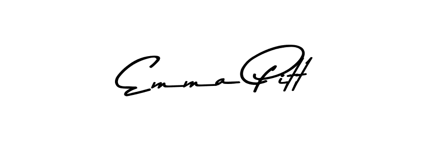 Design your own signature with our free online signature maker. With this signature software, you can create a handwritten (Asem Kandis PERSONAL USE) signature for name Emma Pitt. Emma Pitt signature style 9 images and pictures png