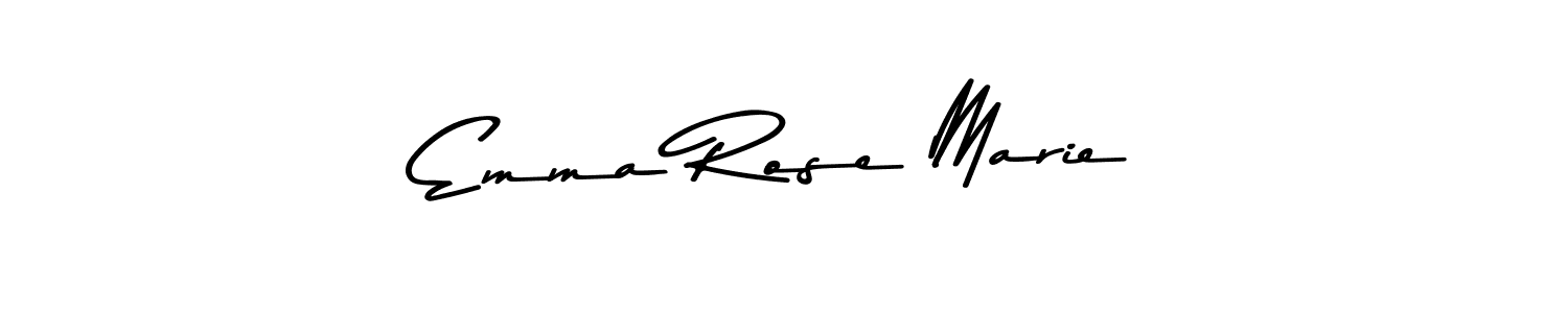 if you are searching for the best signature style for your name Emma Rose Marie. so please give up your signature search. here we have designed multiple signature styles  using Asem Kandis PERSONAL USE. Emma Rose Marie signature style 9 images and pictures png