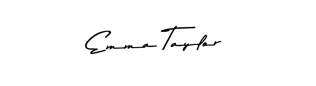 The best way (Asem Kandis PERSONAL USE) to make a short signature is to pick only two or three words in your name. The name Emma Taylor include a total of six letters. For converting this name. Emma Taylor signature style 9 images and pictures png