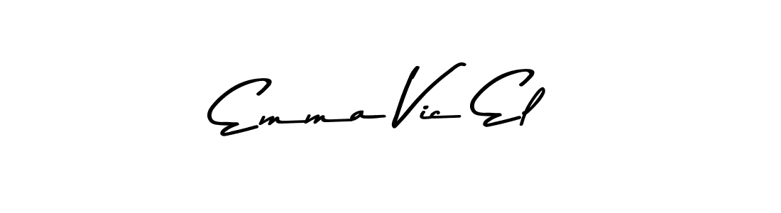 How to make Emma Vic El signature? Asem Kandis PERSONAL USE is a professional autograph style. Create handwritten signature for Emma Vic El name. Emma Vic El signature style 9 images and pictures png