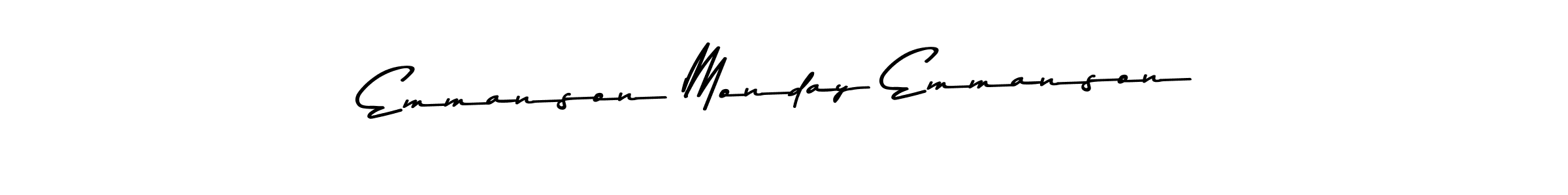 Use a signature maker to create a handwritten signature online. With this signature software, you can design (Asem Kandis PERSONAL USE) your own signature for name Emmanson Monday Emmanson. Emmanson Monday Emmanson signature style 9 images and pictures png