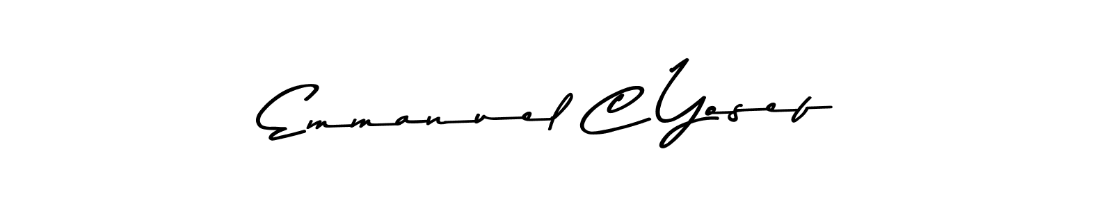 The best way (Asem Kandis PERSONAL USE) to make a short signature is to pick only two or three words in your name. The name Emmanuel C Yosef include a total of six letters. For converting this name. Emmanuel C Yosef signature style 9 images and pictures png