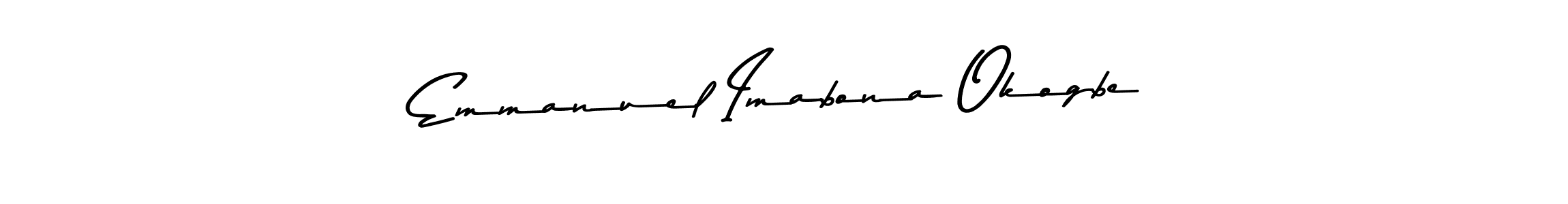 Make a beautiful signature design for name Emmanuel Imabona Okogbe. With this signature (Asem Kandis PERSONAL USE) style, you can create a handwritten signature for free. Emmanuel Imabona Okogbe signature style 9 images and pictures png