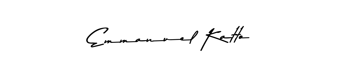 Asem Kandis PERSONAL USE is a professional signature style that is perfect for those who want to add a touch of class to their signature. It is also a great choice for those who want to make their signature more unique. Get Emmanuel Katto name to fancy signature for free. Emmanuel Katto signature style 9 images and pictures png