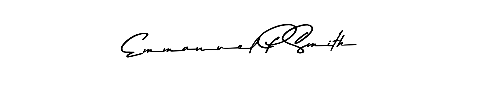 Also we have Emmanuel P Smith name is the best signature style. Create professional handwritten signature collection using Asem Kandis PERSONAL USE autograph style. Emmanuel P Smith signature style 9 images and pictures png