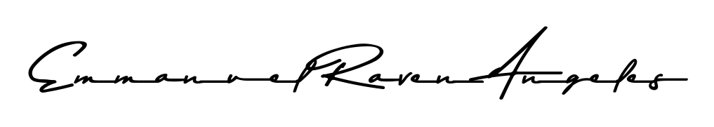 The Asem Kandis PERSONAL USE font gives name Emmanuel Raven Angeles a signature that looks effortless yet distinguished. Download high-res PNG instantly. Emmanuel Raven Angeles signature style 9 images and pictures png
