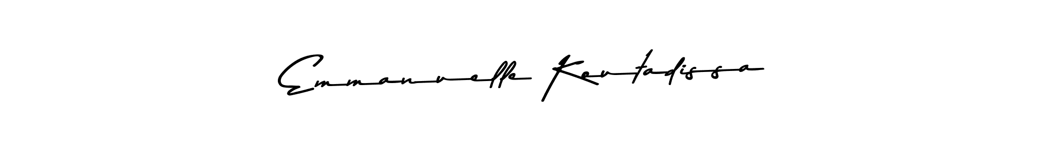 Make a short Emmanuelle Koutadissa signature style. Manage your documents anywhere anytime using Asem Kandis PERSONAL USE. Create and add eSignatures, submit forms, share and send files easily. Emmanuelle Koutadissa signature style 9 images and pictures png