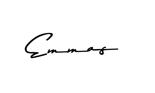 Emmas stylish signature style. Best Handwritten Sign (Asem Kandis PERSONAL USE) for my name. Handwritten Signature Collection Ideas for my name Emmas. Emmas signature style 9 images and pictures png