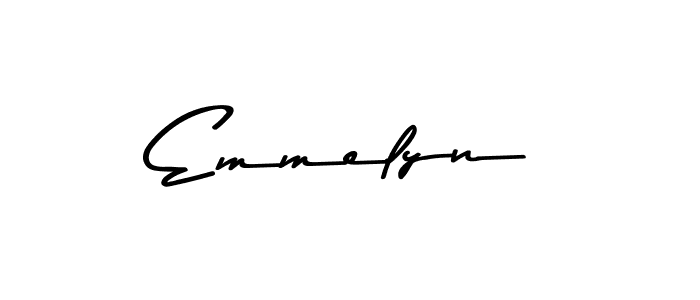 Use a signature maker to create a handwritten signature online. With this signature software, you can design (Asem Kandis PERSONAL USE) your own signature for name Emmelyn. Emmelyn signature style 9 images and pictures png