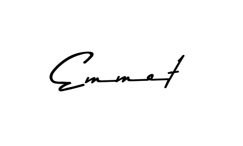 Make a beautiful signature design for name Emmet. With this signature (Asem Kandis PERSONAL USE) style, you can create a handwritten signature for free. Emmet signature style 9 images and pictures png