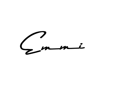 Make a beautiful signature design for name Emmi. With this signature (Asem Kandis PERSONAL USE) style, you can create a handwritten signature for free. Emmi signature style 9 images and pictures png