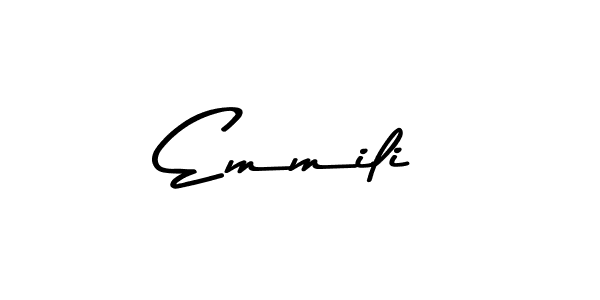 Use a signature maker to create a handwritten signature online. With this signature software, you can design (Asem Kandis PERSONAL USE) your own signature for name Emmili. Emmili signature style 9 images and pictures png
