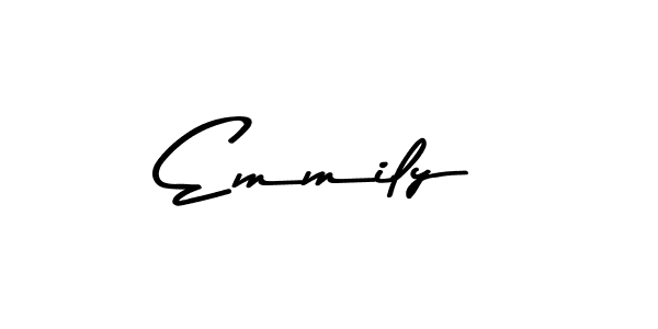 Make a short Emmily signature style. Manage your documents anywhere anytime using Asem Kandis PERSONAL USE. Create and add eSignatures, submit forms, share and send files easily. Emmily signature style 9 images and pictures png