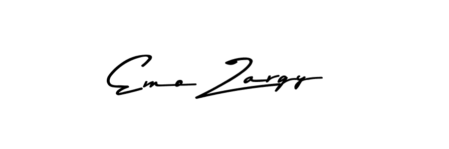 Create a beautiful signature design for name Emo Zargy. With this signature (Asem Kandis PERSONAL USE) fonts, you can make a handwritten signature for free. Emo Zargy signature style 9 images and pictures png